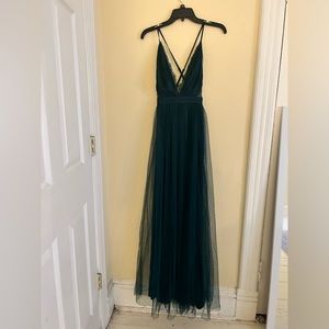 Forest Green Formal Maxi Dress